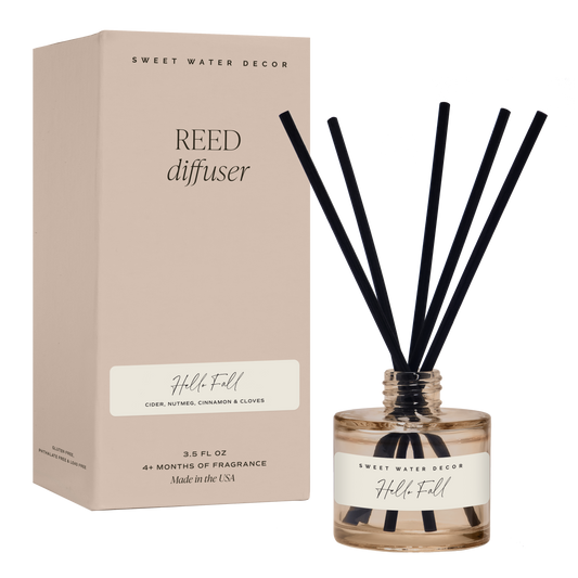 Hello Fall Reed Diffuser - Fall Decor & Gifts