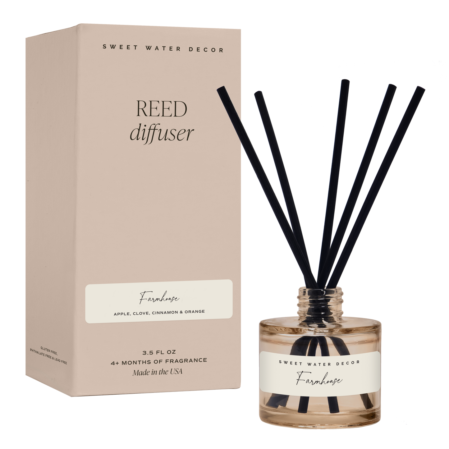 Farmhouse Reed Diffuser - Fall Decor & Gifts