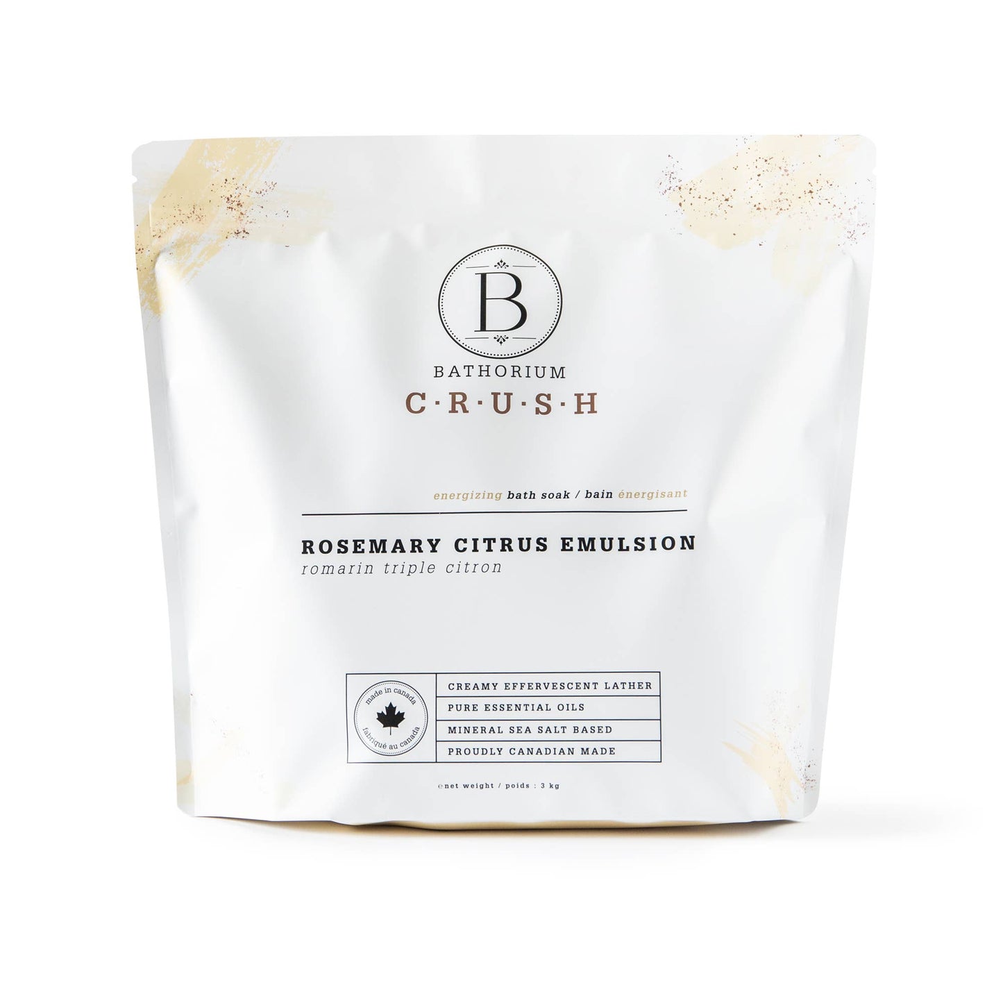 Rosemary Citrus Emulsion 3kg Crush Bath Soak