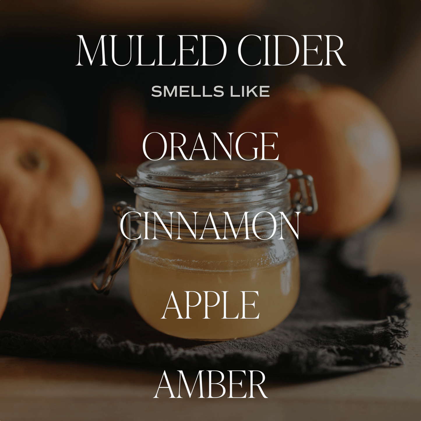 Mulled Cider 12 oz Candle - Fall Decor and Gifts