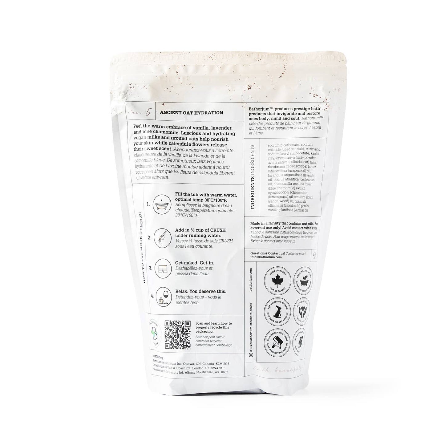 Ancient Oat Crush Bath Soak Bulk 3kg Bag