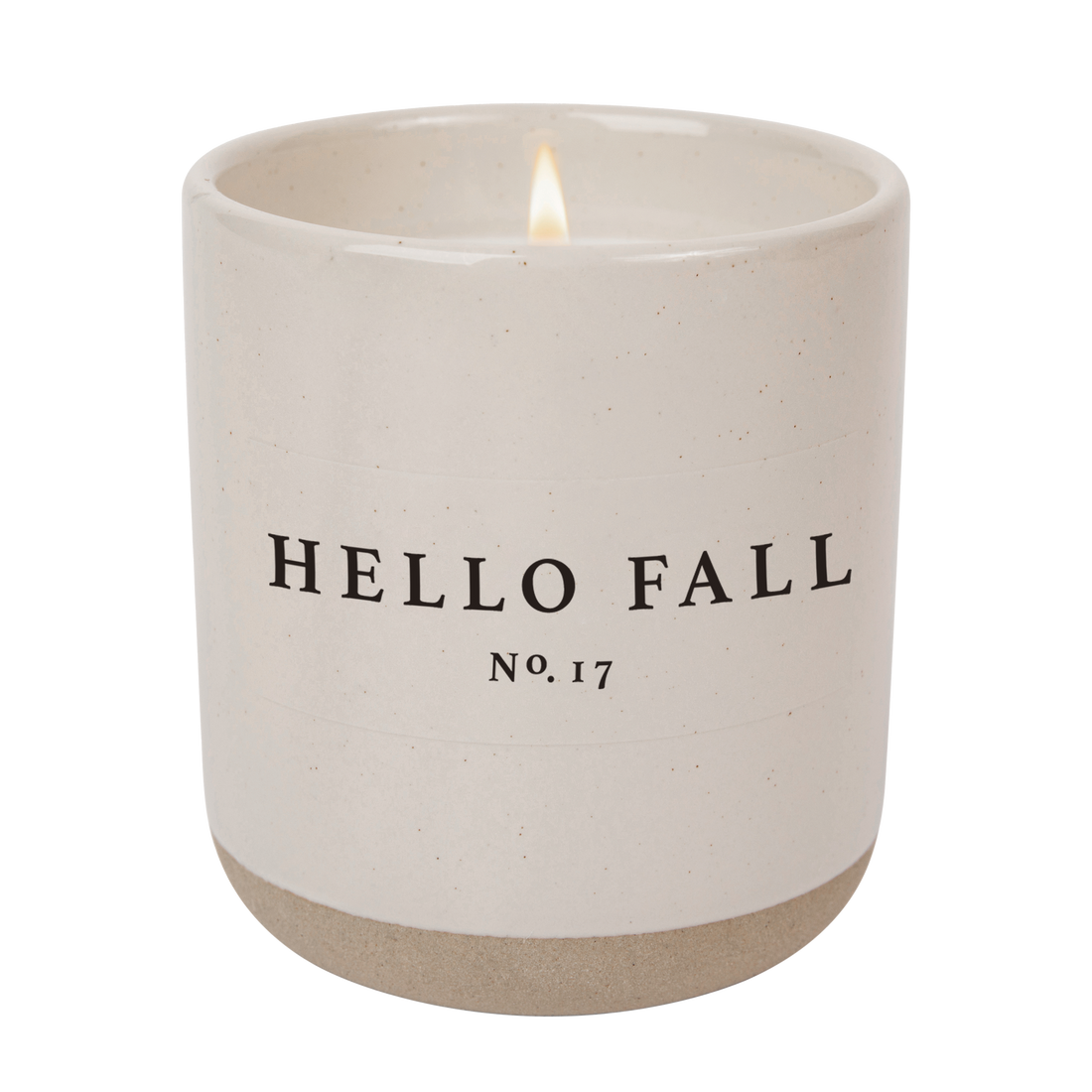 Hello Fall Stoneware Cream