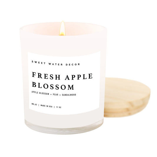 Fresh Apple Blossom - 11 oz Soy Candle