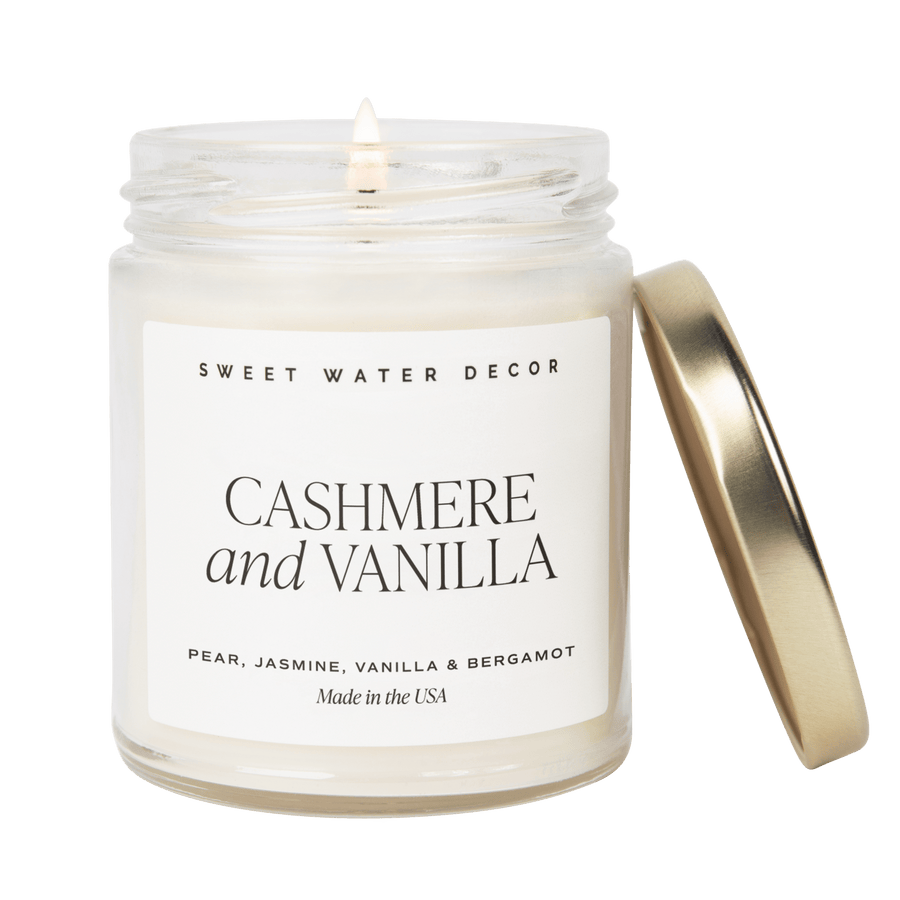 Cashmere and Vanilla 9oz - Soy Candle