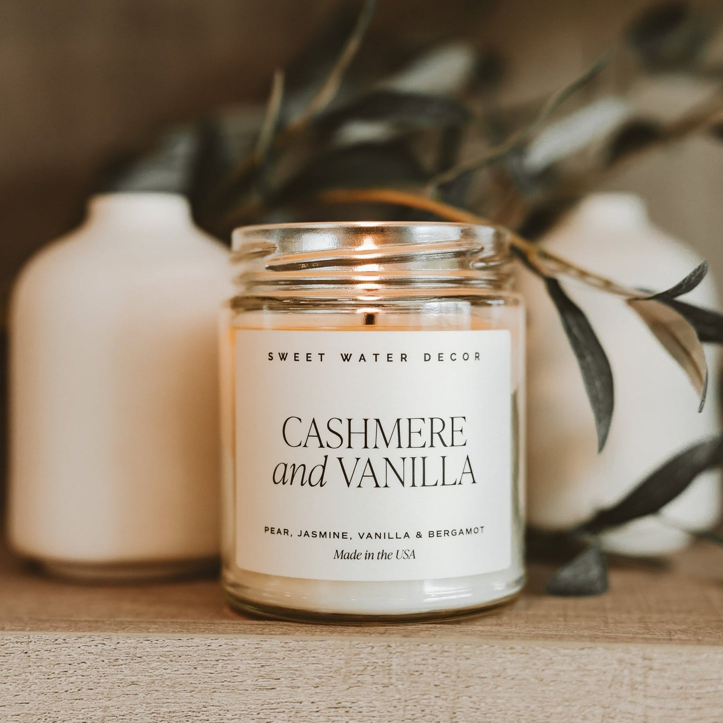 Cashmere and Vanilla 9oz - Soy Candle