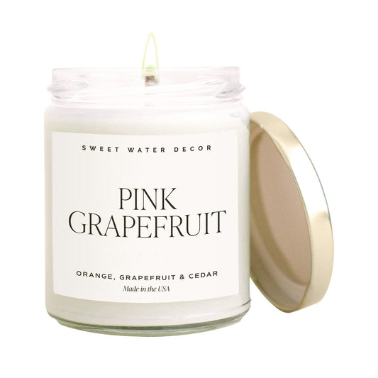 Pink Grapefruit 9oz - Soy Candle
