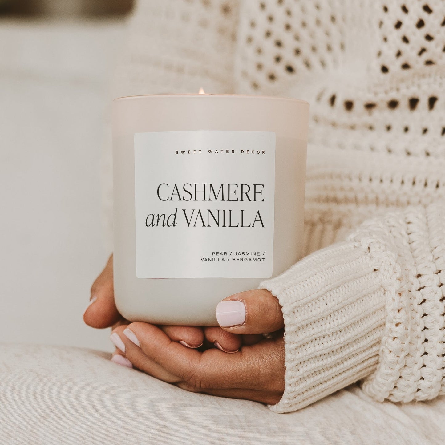 Cashmere and Vanilla 15oz - Soy Candle