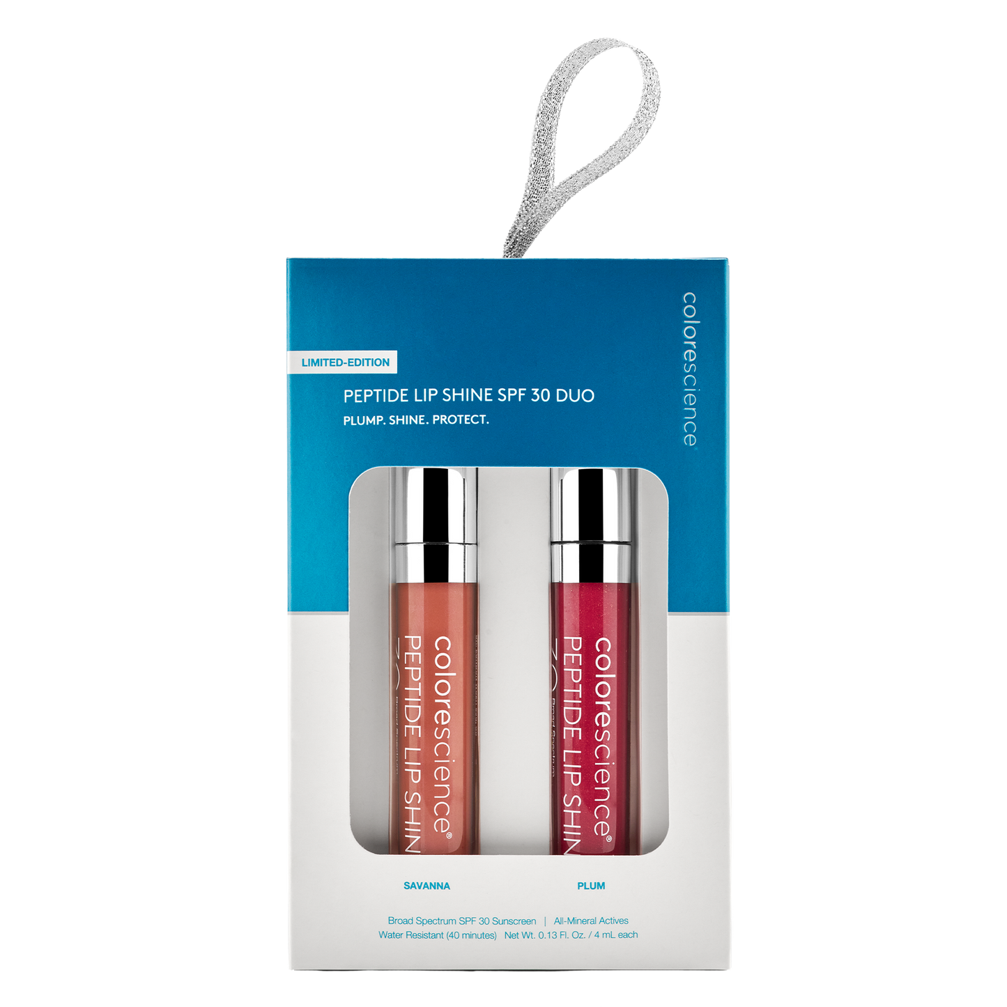 Peptide Lip Shine SPF 30 Duo - Savanna + Plum
