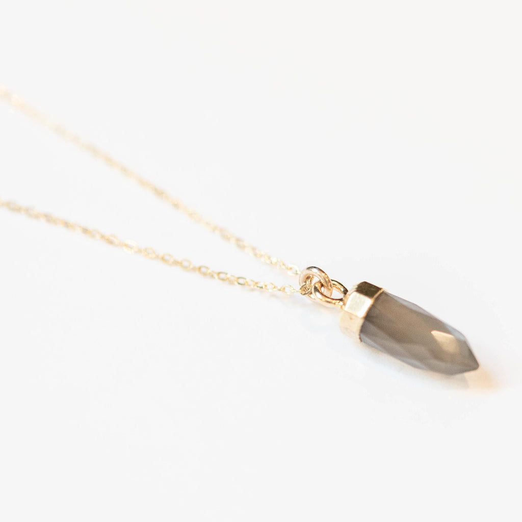 Moonstone Spike Necklace